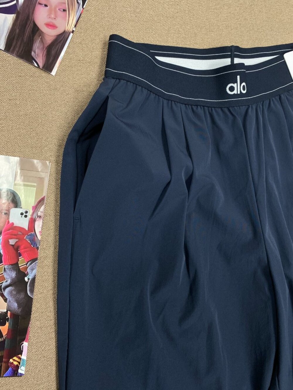 NWT🌈Navy Blue Alo Yoga Suit Up Wide-Leg Trouser 30” Inseam🧚♀️Must-Have - Picture 5 of 9